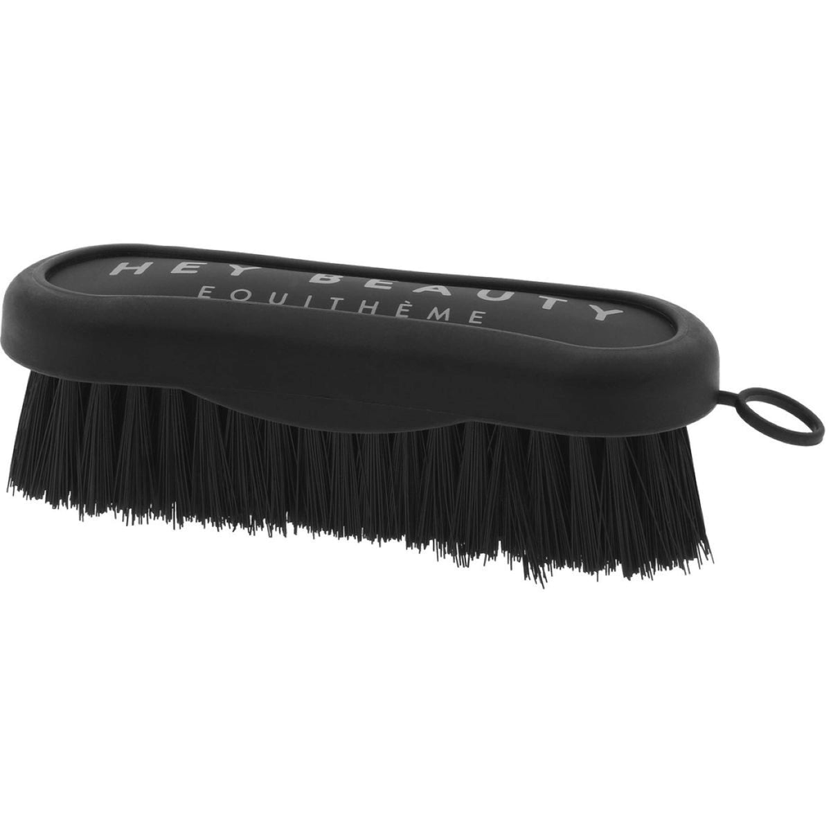 EQUITHÈME Brosse Tête Je T'aime Noir