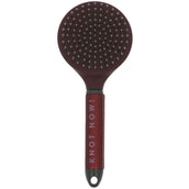 EQUITHÈME Brosse pour Queue et Crinière Je T'aime Bordeaux