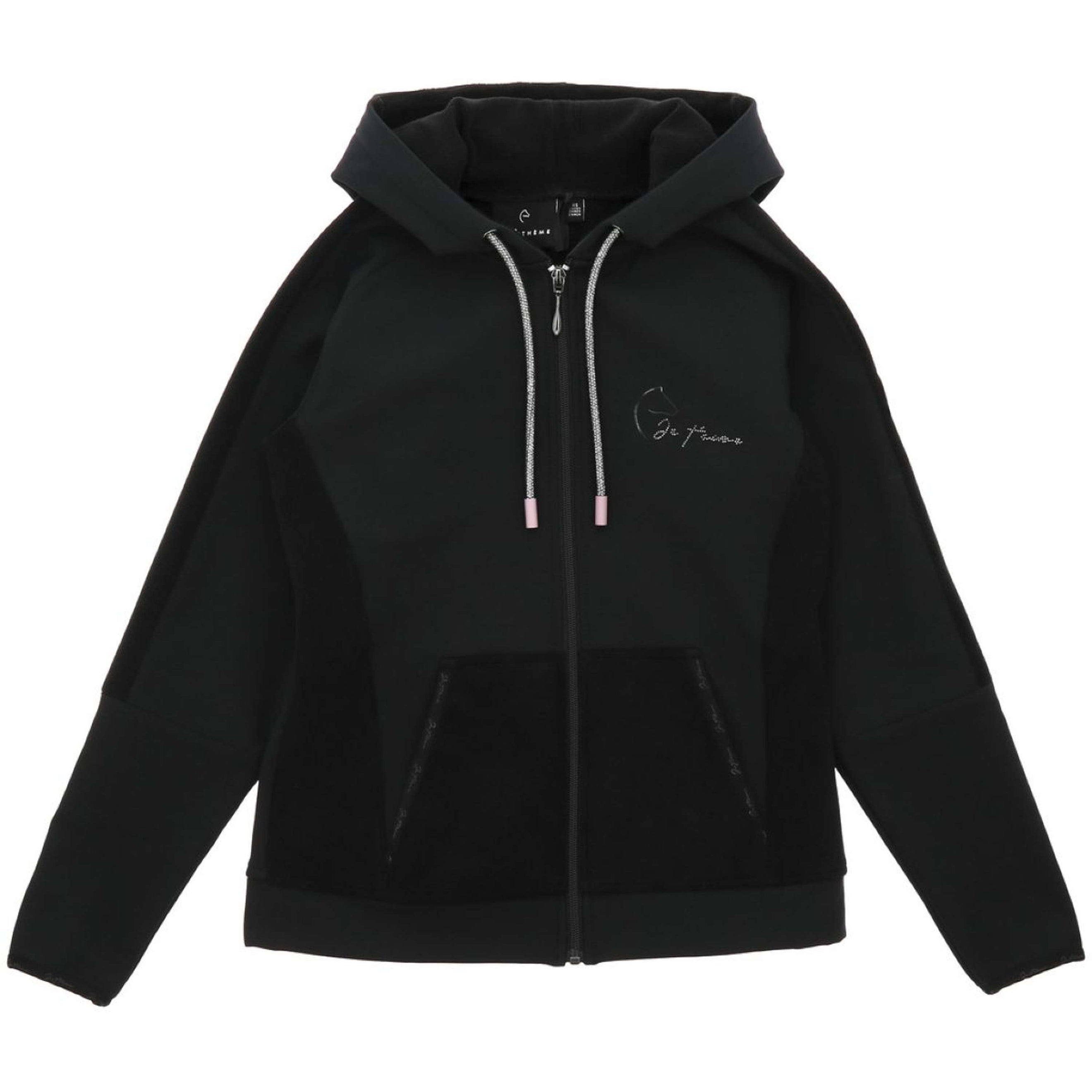 EQUITHÈME Blouson Karen Je T'aime Softshell Noir