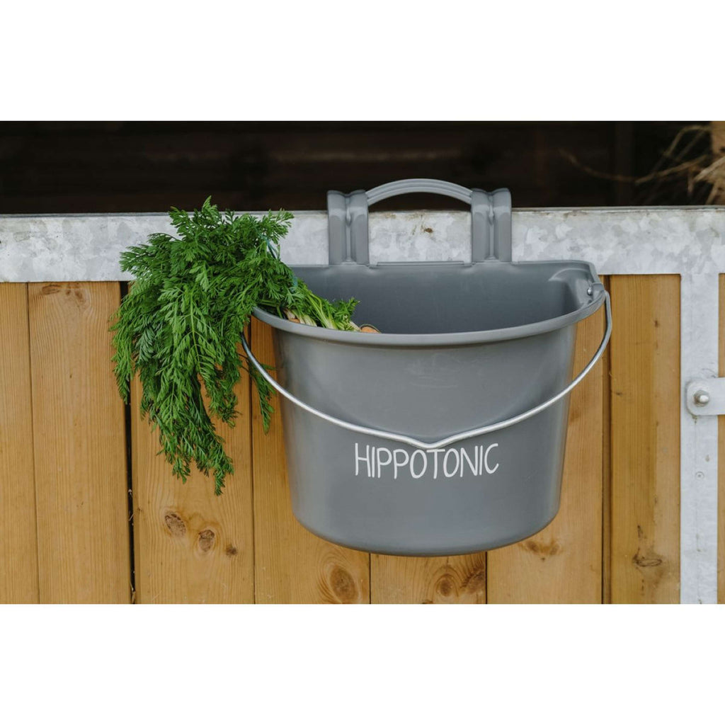 Hippotonic Mangeoire avec Poignée Gris Foncé