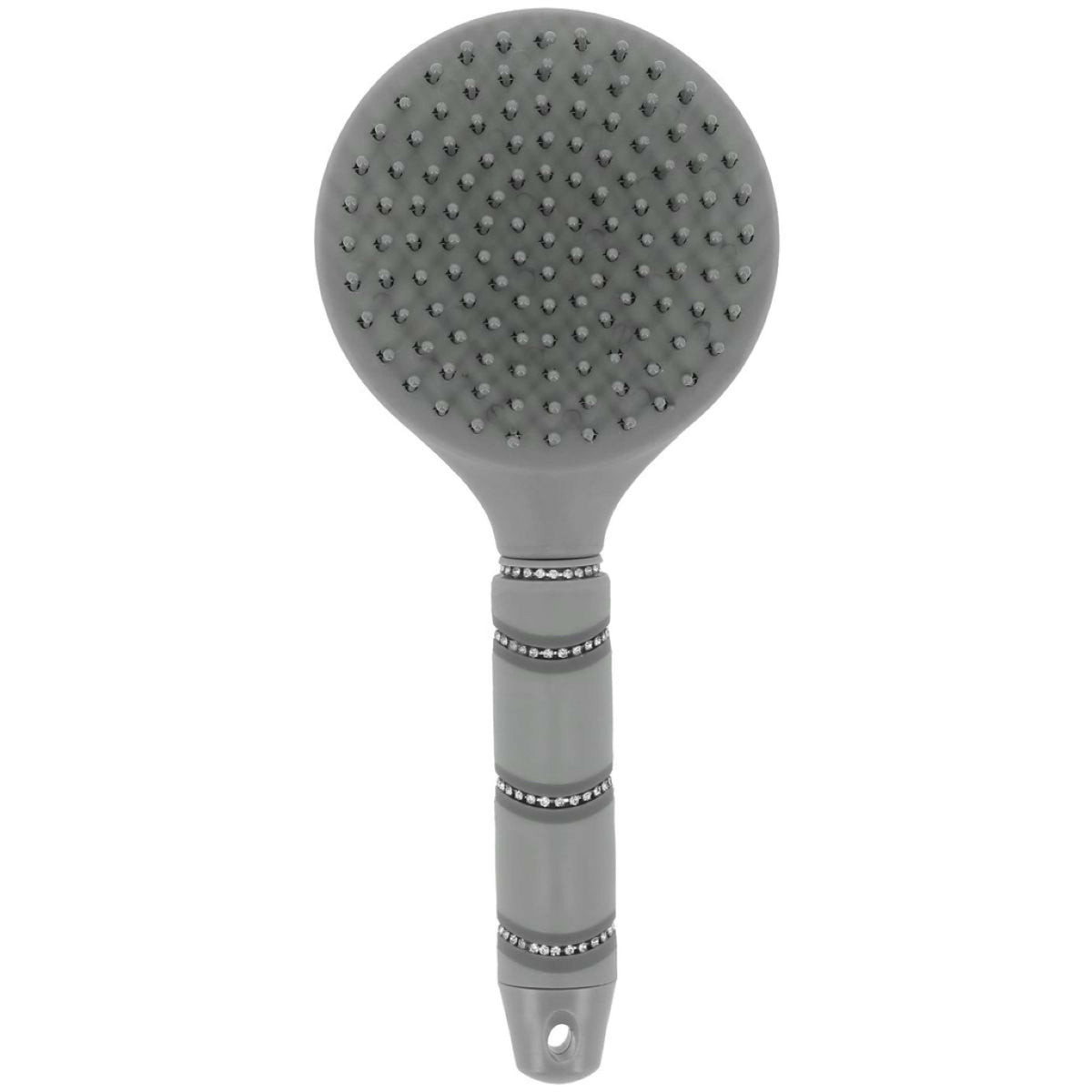 EQUITHÈME Brosse pour Queue et Crinière Je T'aime Strass Gris