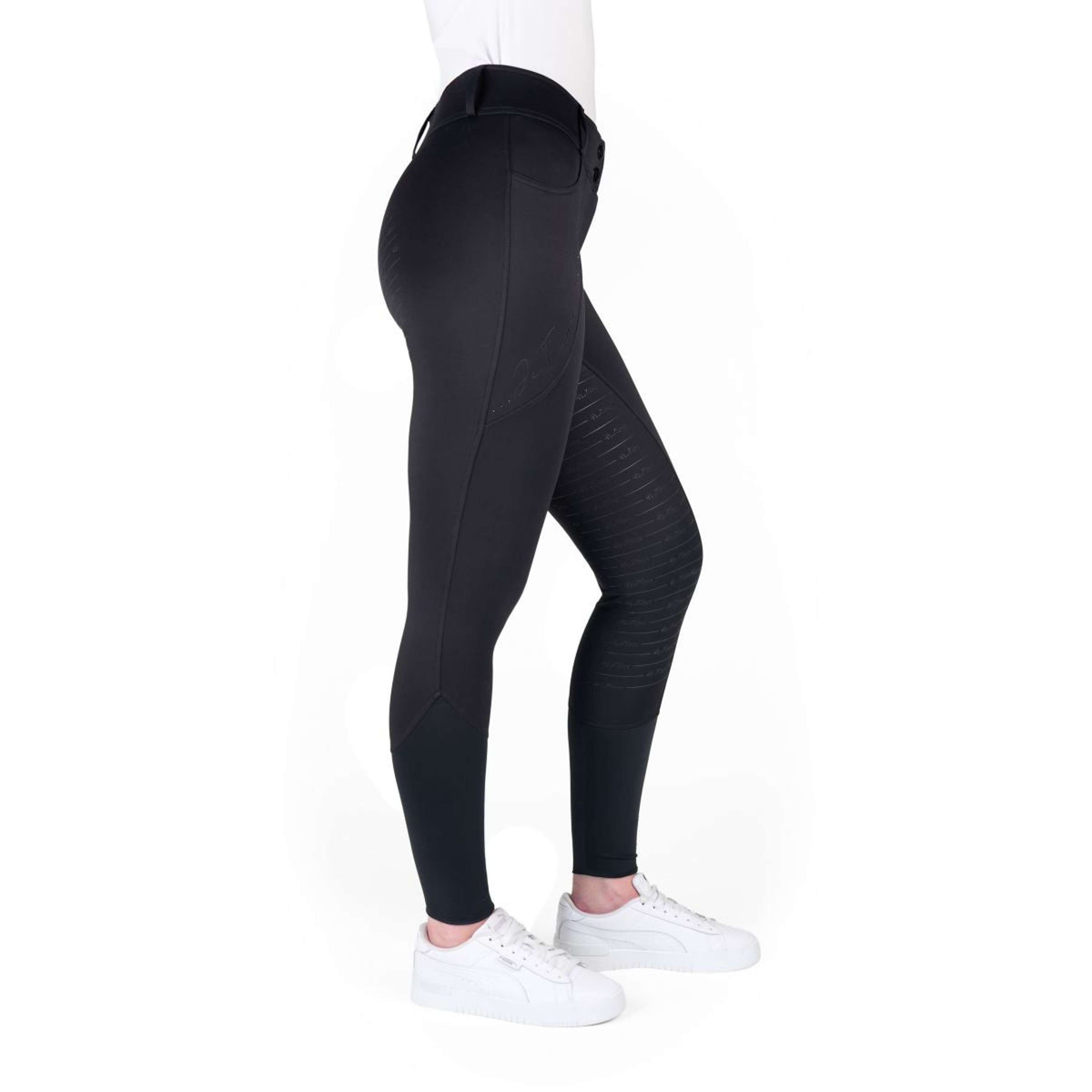 EQUITHÈME Pantalon d'Équitation Elsa Full Grip Noir