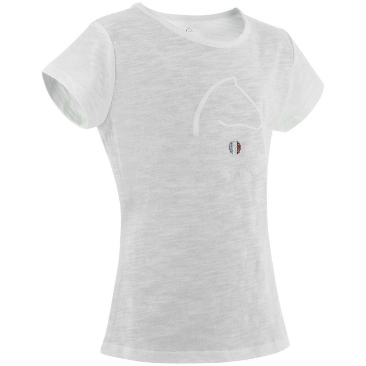 EQUITHÈME T-Shirt Claire FR Blanc