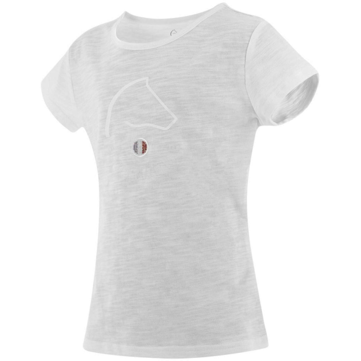 EQUITHÈME T-Shirt Claire FR Blanc