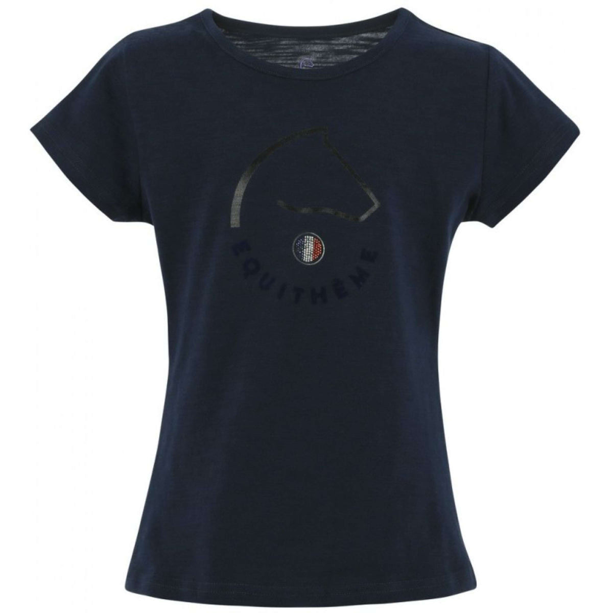 EQUITHÈME T-Shirt Claire FR Marin