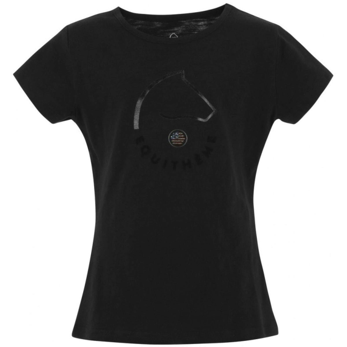 EQUITHÈME T-Shirt Claire US Noir