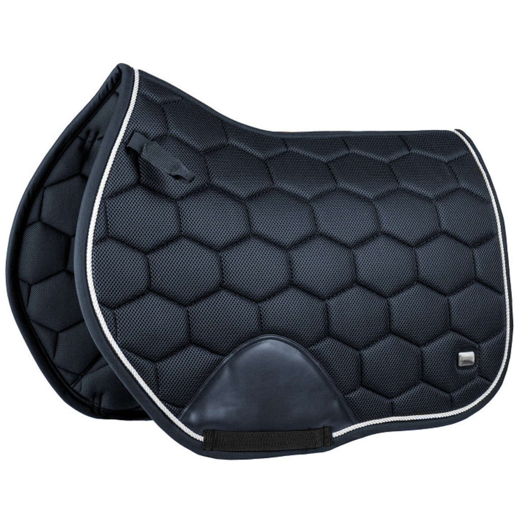 EQPRO Tapis de Selle Precious de Saut Navy Blue