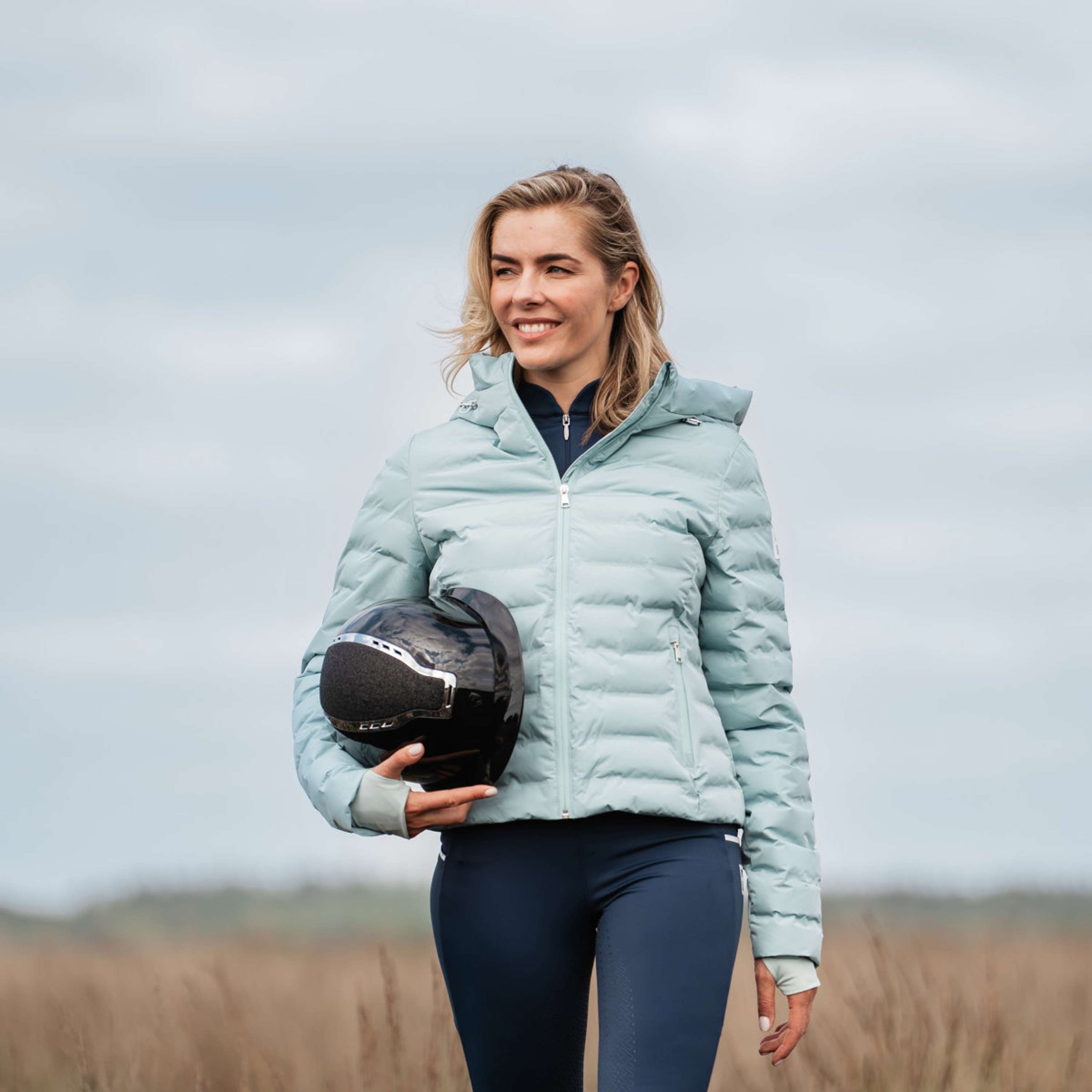 EQPRO Veste Violet Matelassé Blue Reef