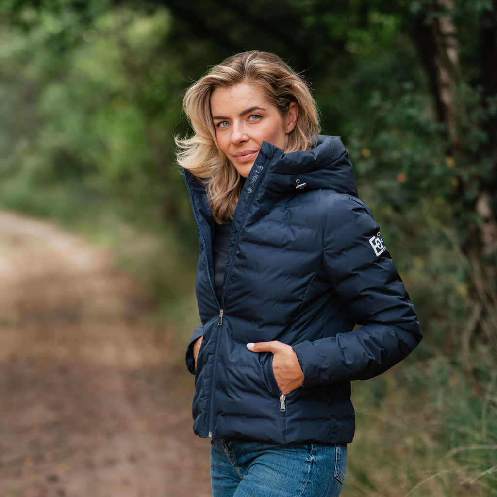 EQPRO Veste Violet Matelassé Navy Blue