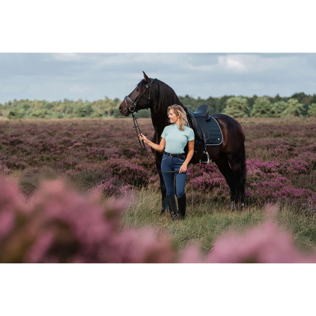 EQPRO Tapis de Selle Precious Dressage Navy Blue