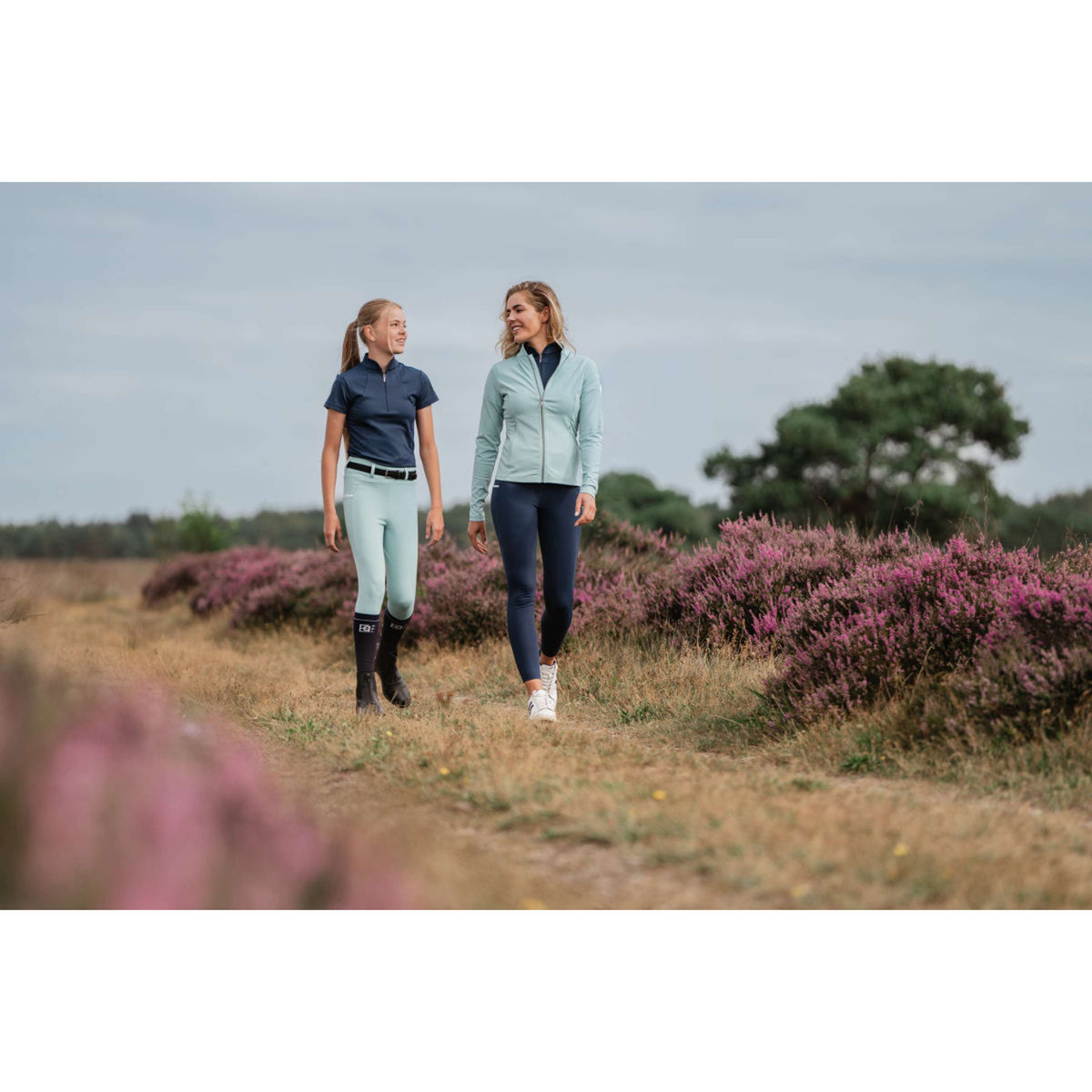 EQPRO Legging d'Équitation Sofia Full Grip Blue Reef