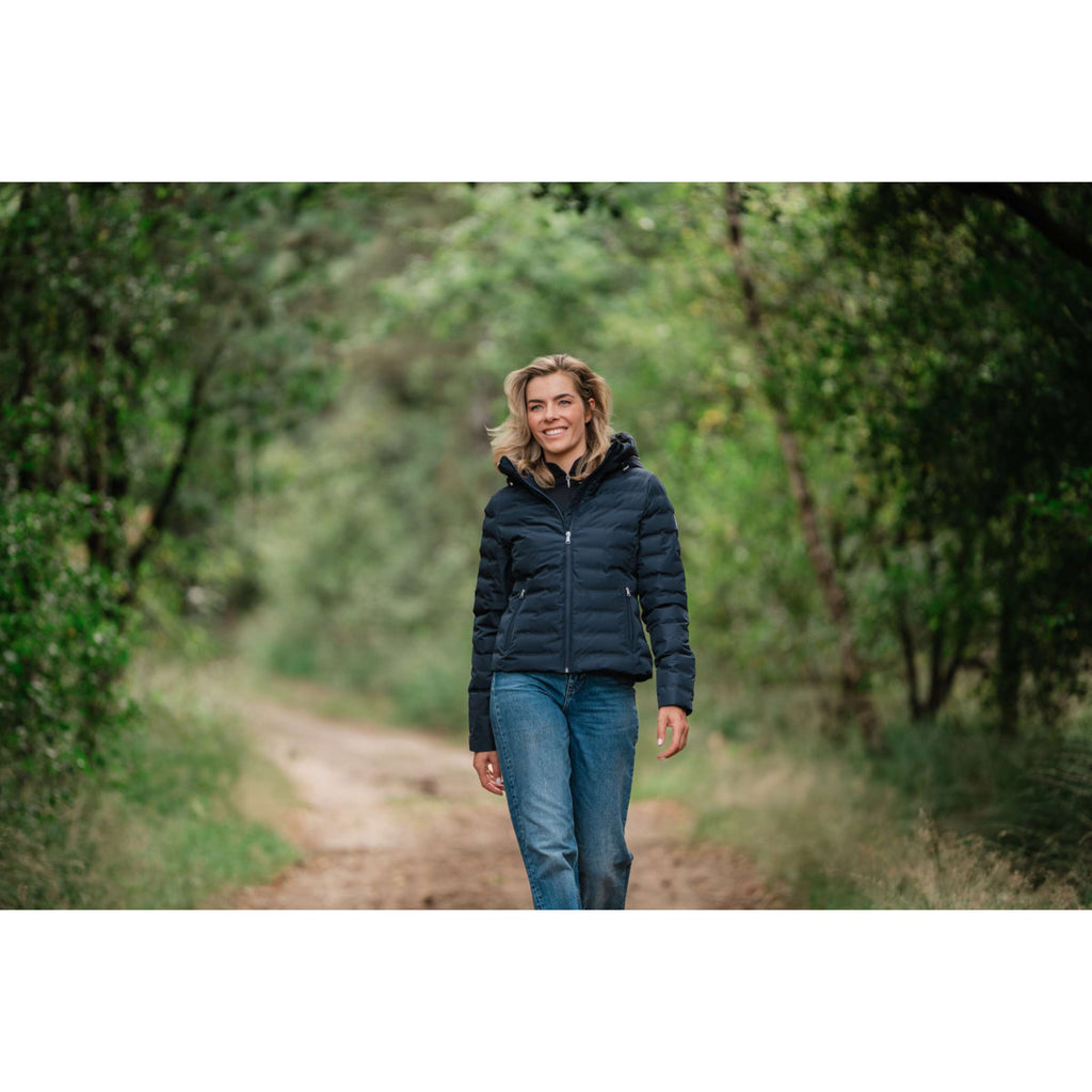 EQPRO Veste Violet Matelassé Navy Blue
