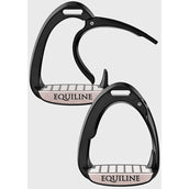 Equiline Étriers de Sécurité X-Cel de Saut Noir Mat