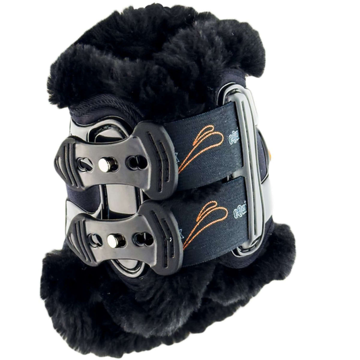 eQuick Protèges-Tendons Airshock legend Fluffy Arrière Noir