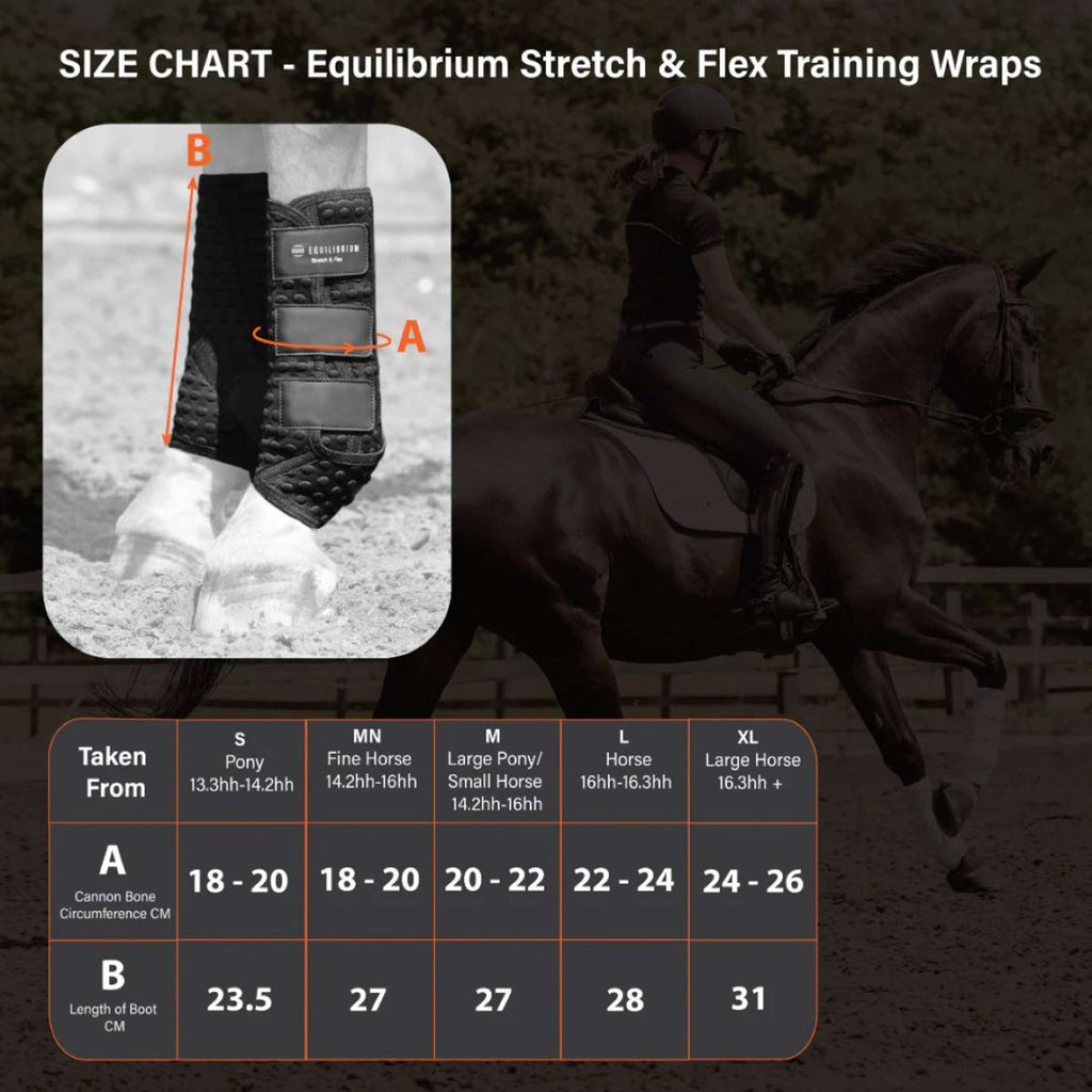 Equilibrium Guêtres Stretch & Flex Training Noir