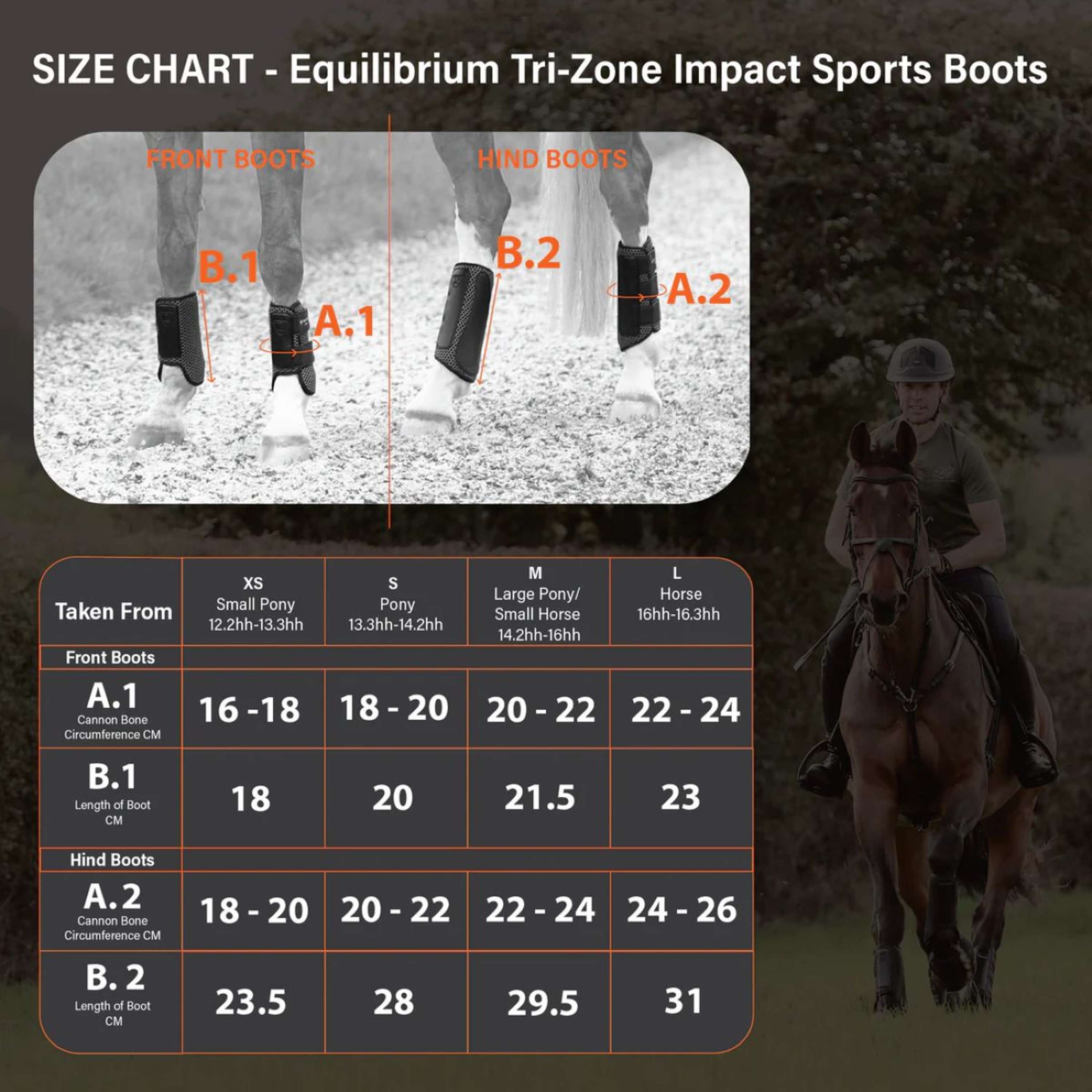 Equilibrium Guêtres Tri-Zone Impact Sports Pour Bleu Azuré