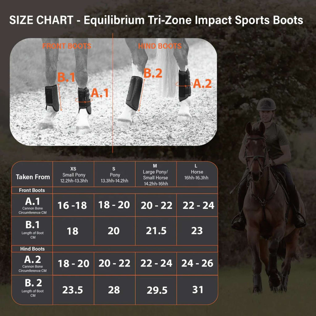 Equilibrium Guêtres Tri-Zone Impact Sports Pour Bleu Azuré