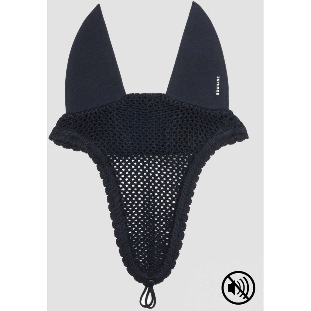 Equiline Bonnet Anti-Mouches Ruben Soundproof avec Boucle Marine