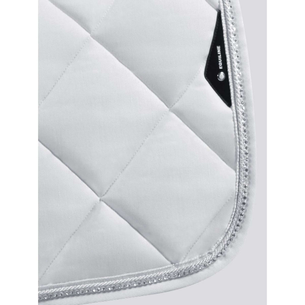 Equiline Tapis de Selle Rombo Eqglow Dressage Blanc