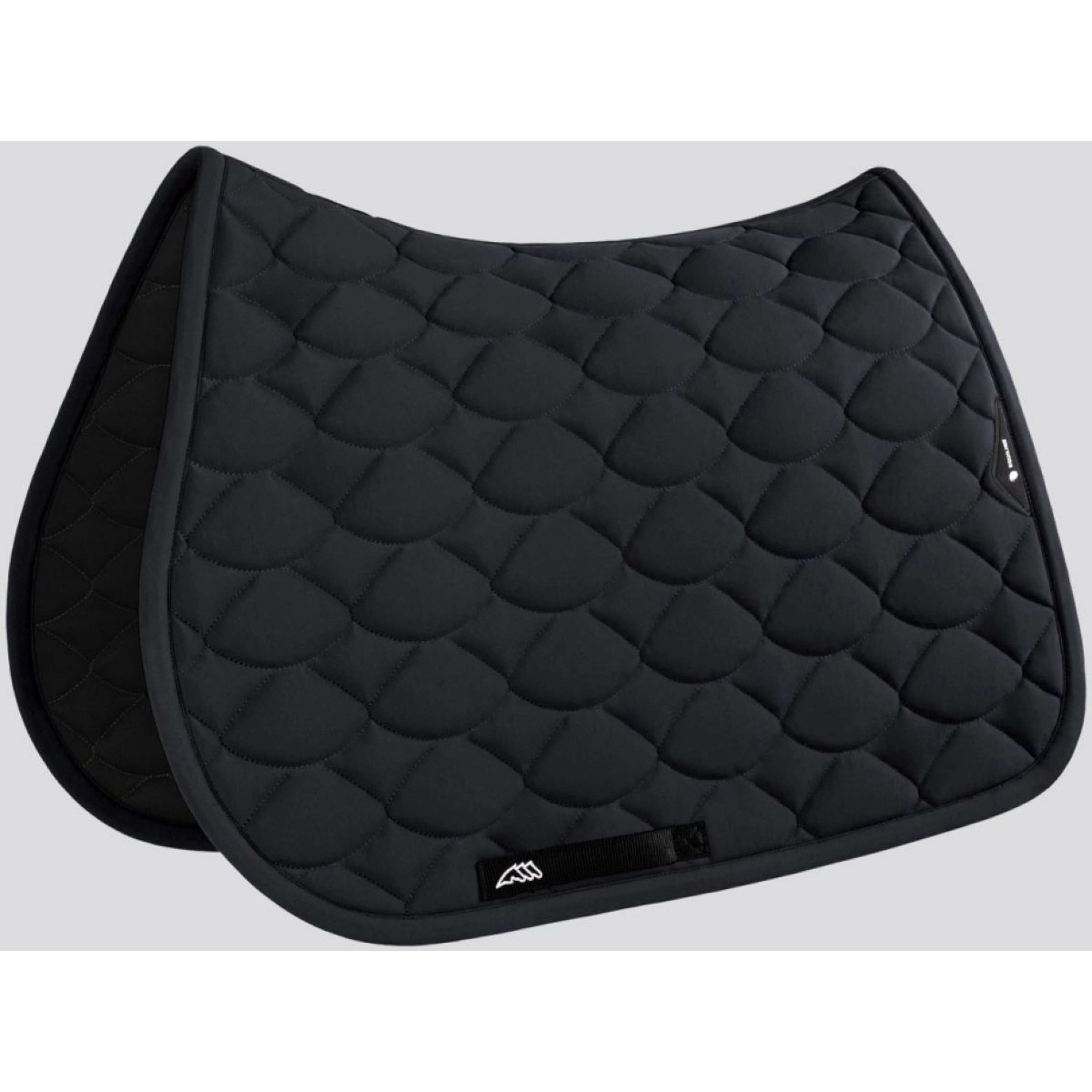 Equiline Tapis de Selle Tech-Almond Eqalmond de Saut Noir Equiline Tapis de Selle Tech-Almond Eqalmond de Saut Noir
