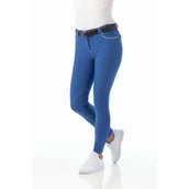 EQUITHÈME Pantalon d'Équitation Verona Bleu/blanc