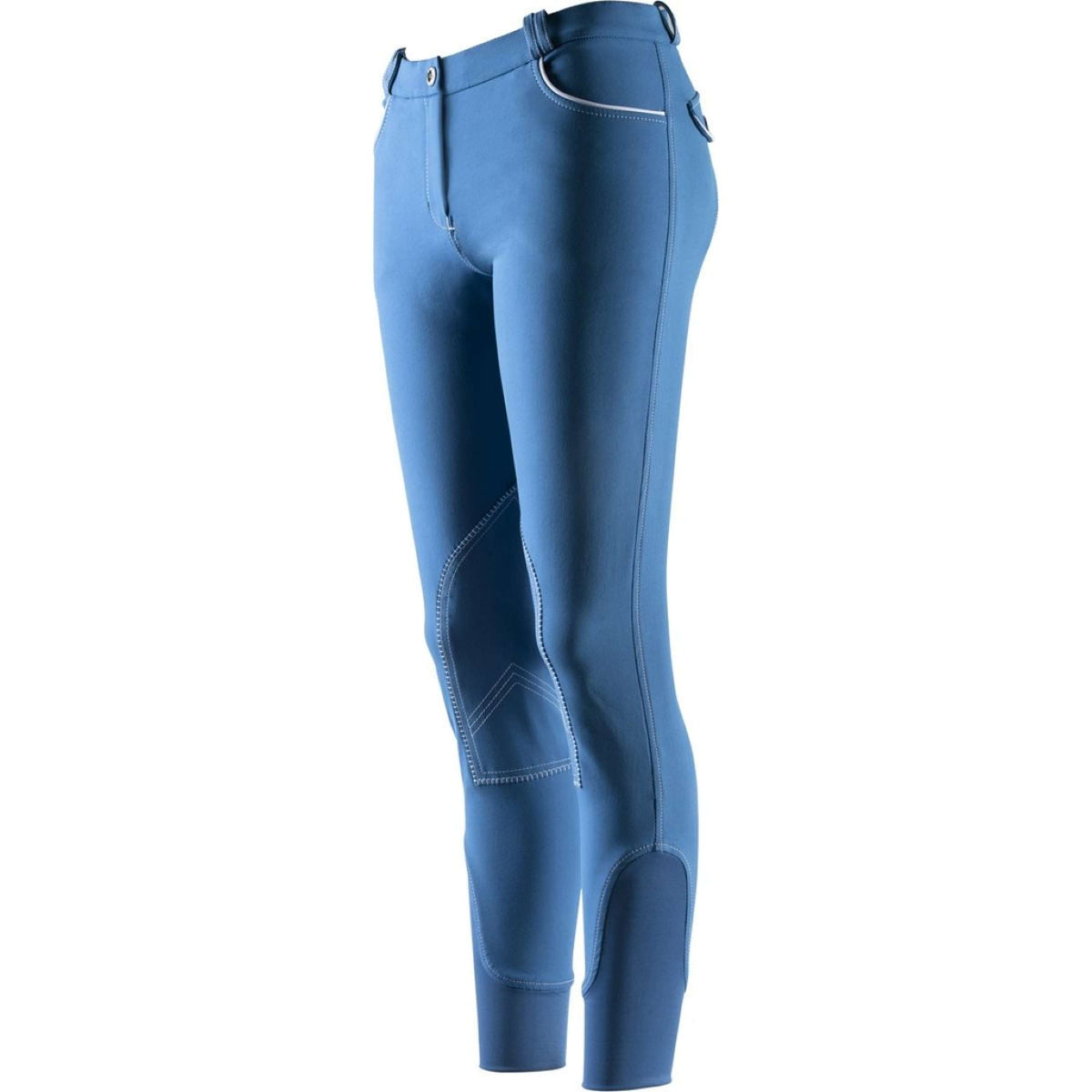 EQUITHÈME Pantalon d'Équitation Verona Bleu/blanc