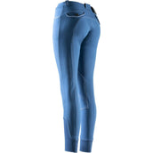 EQUITHÈME Pantalon d'Équitation Verona Bleu/blanc