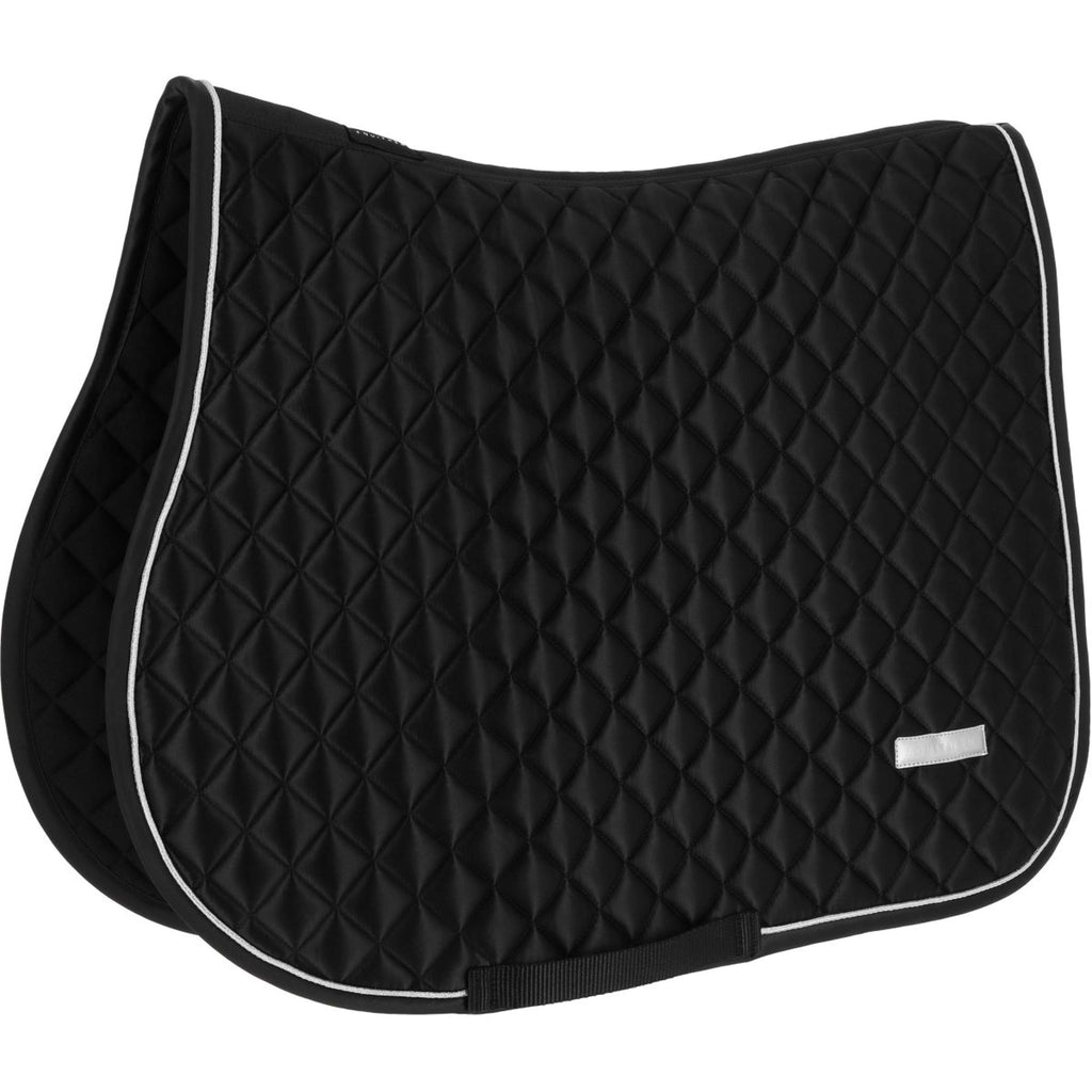 EQUITHÈME Tapis de Selle Nacre de Saut Noir