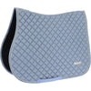 EQUITHÈME Tapis de Selle Nacre de Saut Bleu