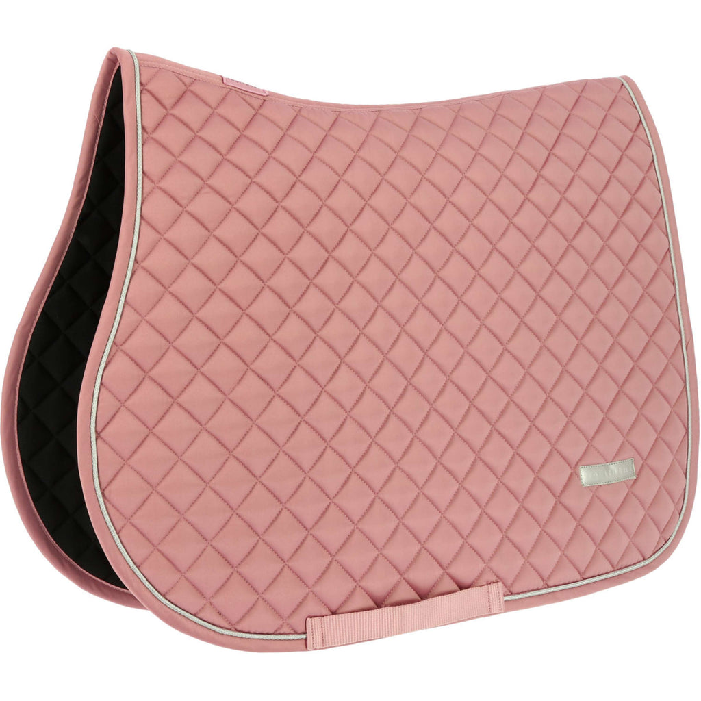 EQUITHÈME Tapis de Selle Nacre de Saut Rose