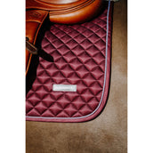 EQUITHÈME Tapis de Selle Nacre de Saut Bordeaux