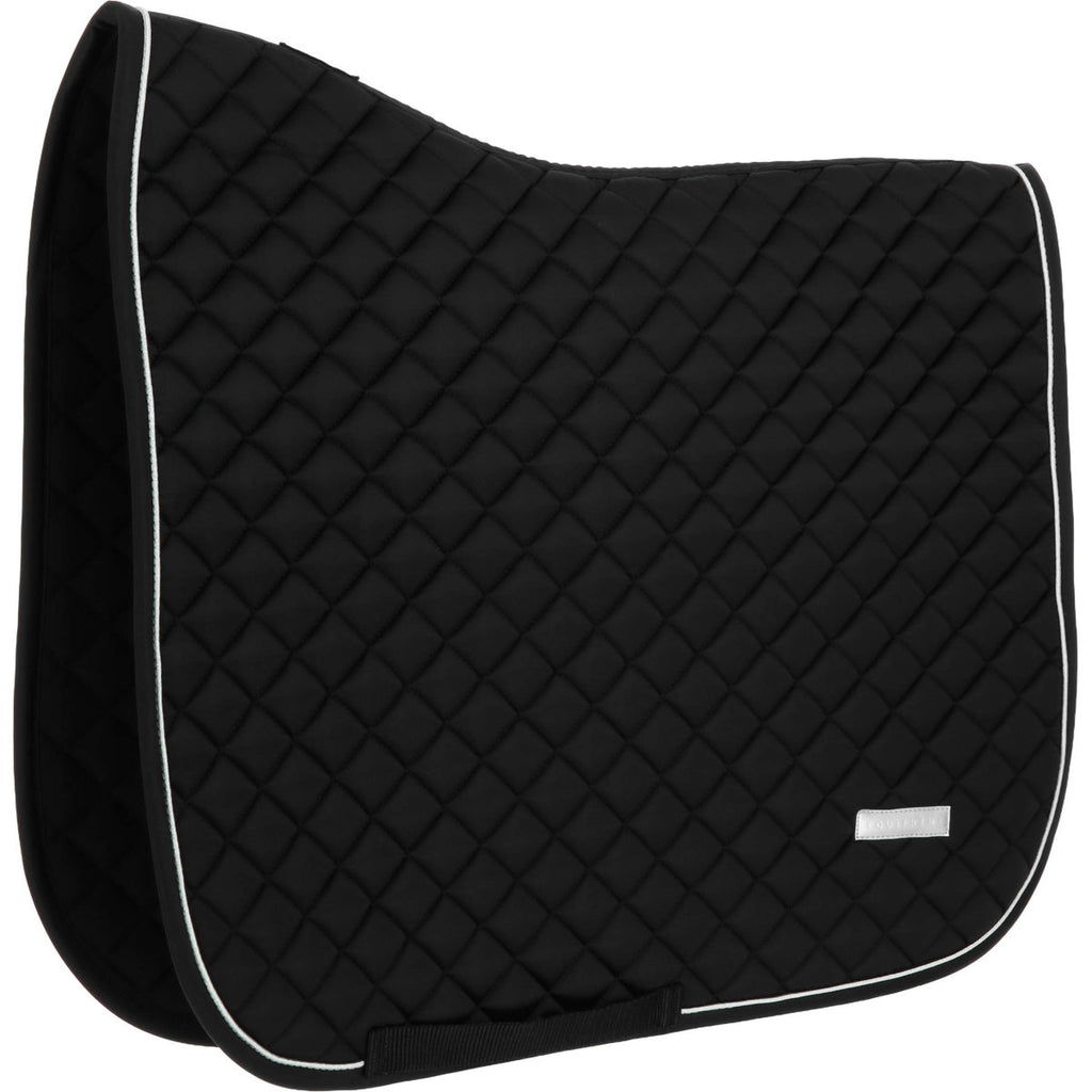 EQUITHÈME Tapis de Selle Nacre Dressage Noir