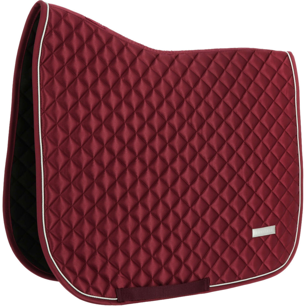 EQUITHÈME Tapis de Selle Nacre Dressage Bordeaux