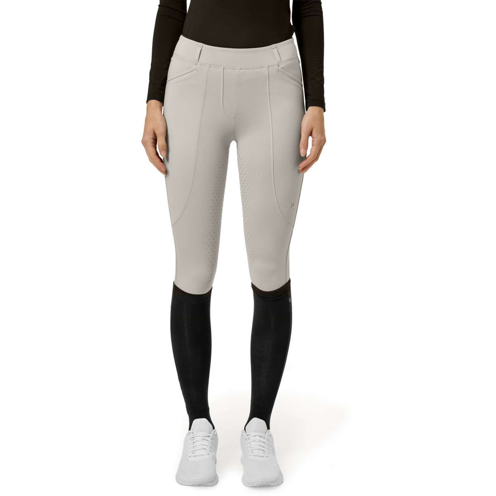 Equestrian Stockholm Legging d'Équitation Premium Full Grip Greige