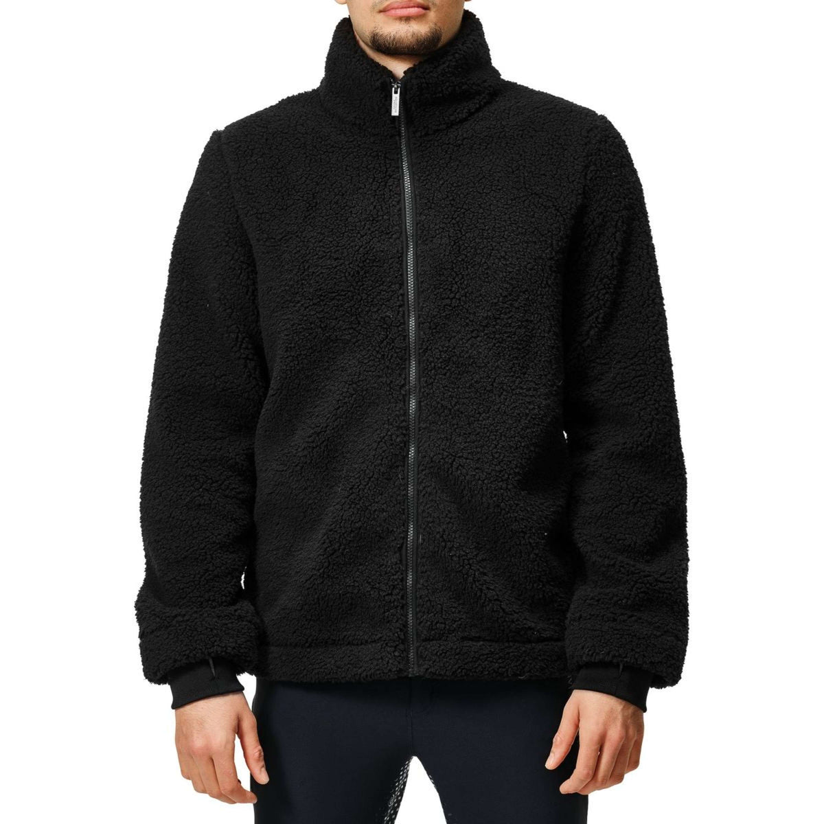 Equestrian Stockholm Blouson Teddy Fleece Men Noir