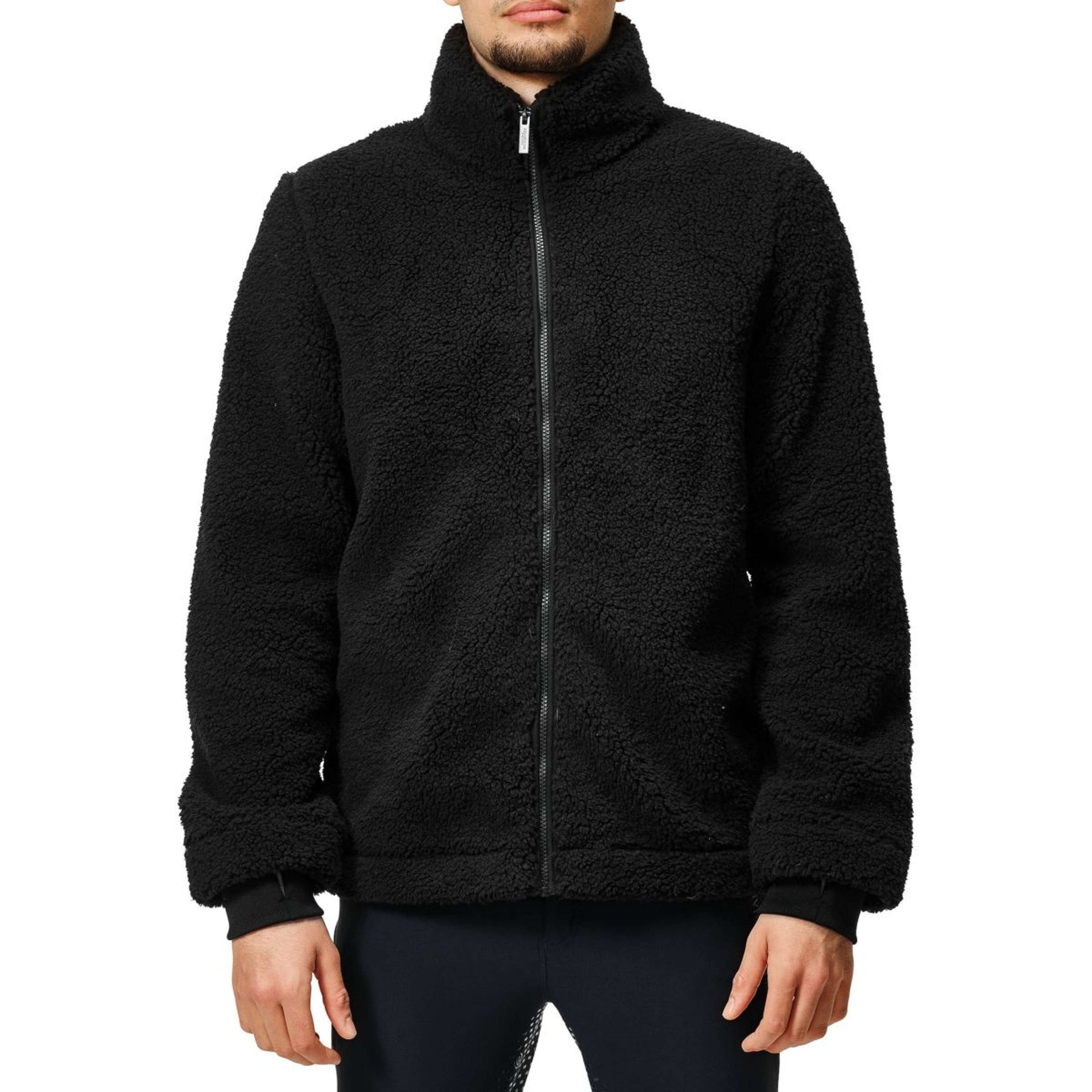 Equestrian Stockholm Blouson Teddy Fleece Men Noir
