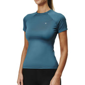 Equestrian Stockholm Chemise Dynamic Short Sleeve Deep Teal