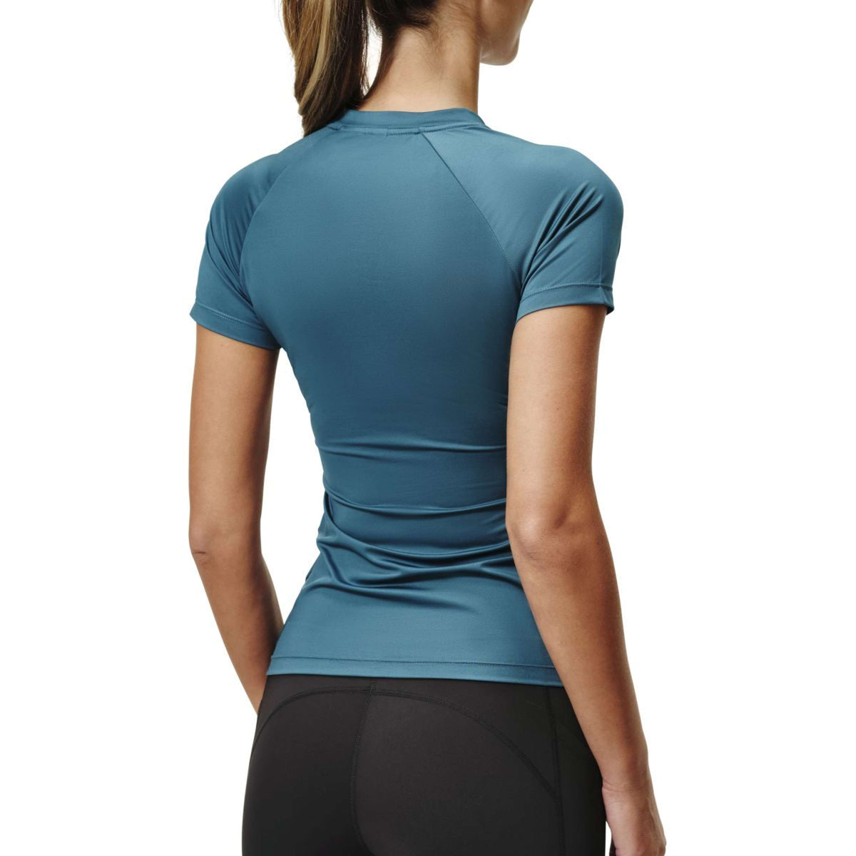 Equestrian Stockholm Chemise Dynamic Short Sleeve Deep Teal