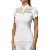 Equestrian Stockholm T-shirt de Concours Crystal Champion Blanc