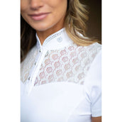 Equestrian Stockholm T-shirt de Concours Crystal Champion Blanc