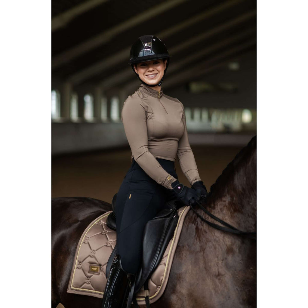 Equestrian Stockholm Tapis de Selle Dressage Champagne