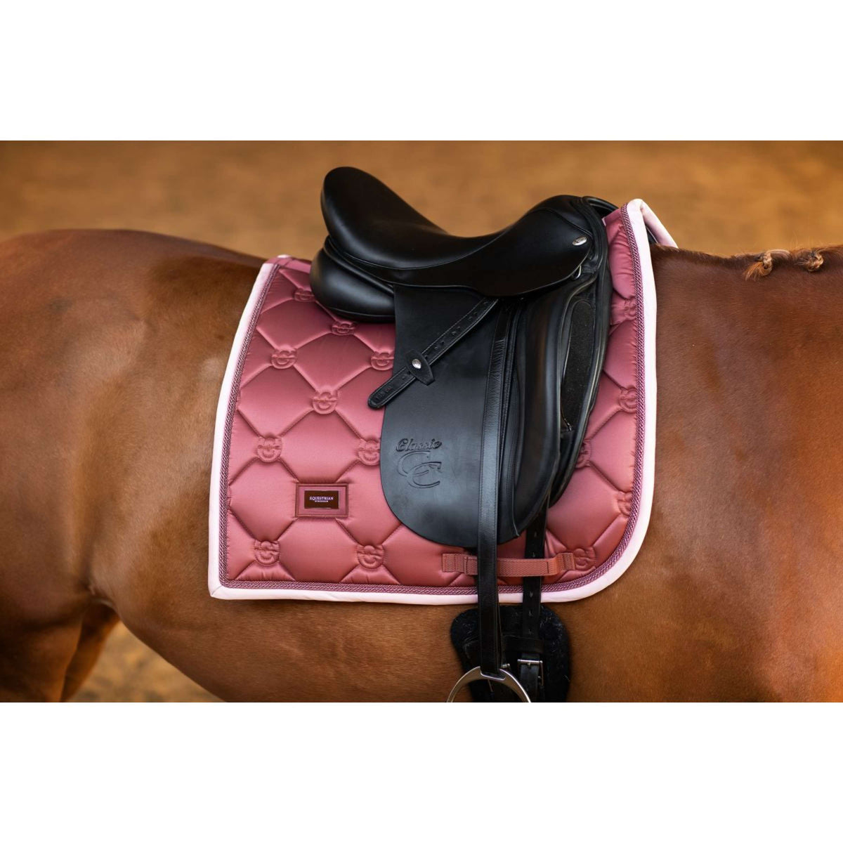 Equestrian Stockholm Tapis de Selle Dressage Amber Rose