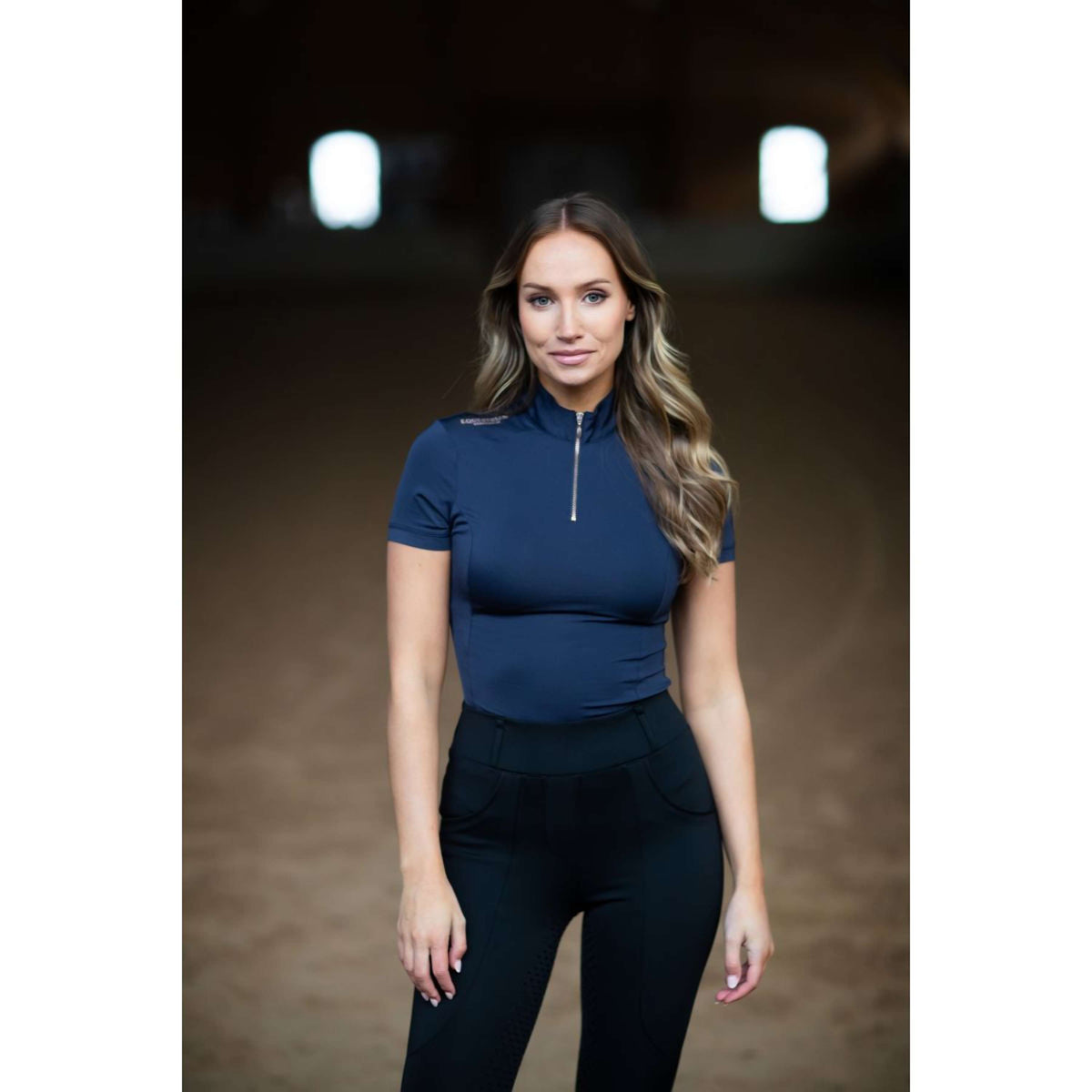 Equestrian Stockholm Chemise UV Protection Midnight Blue