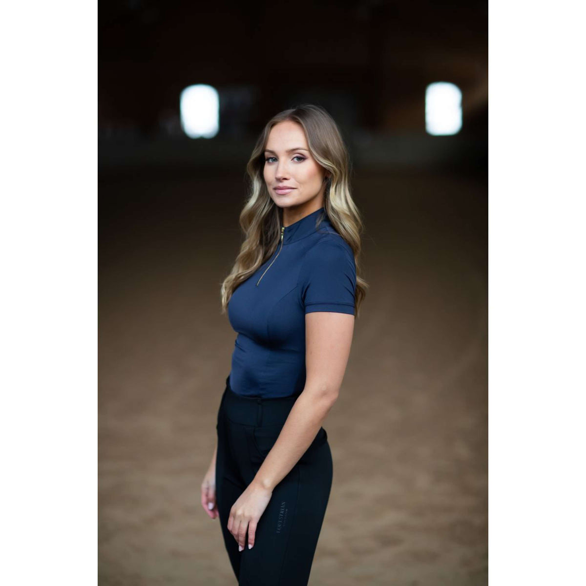 Equestrian Stockholm Chemise UV Protection Midnight Blue