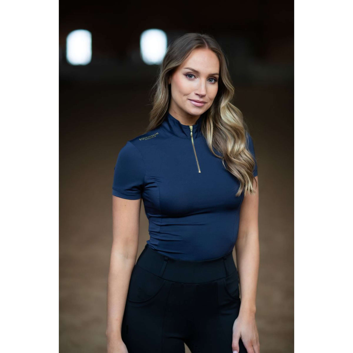 Equestrian Stockholm Chemise UV Protection Midnight Blue