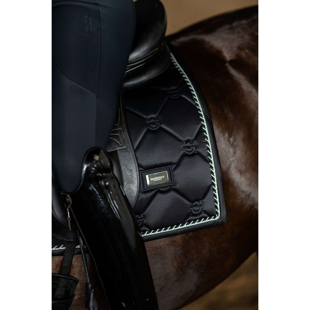 Equestrian Stockholm Tapis de Selle Dressage Black Edition