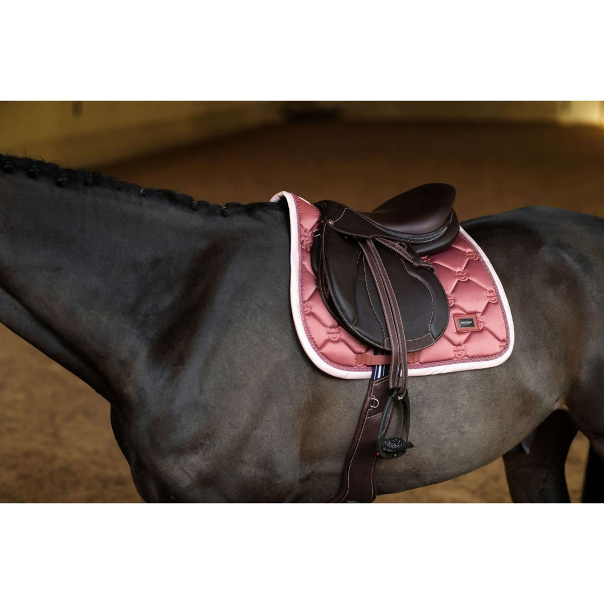 Equestrian Stockholm Tapis de Selle de Saut Amber Rose