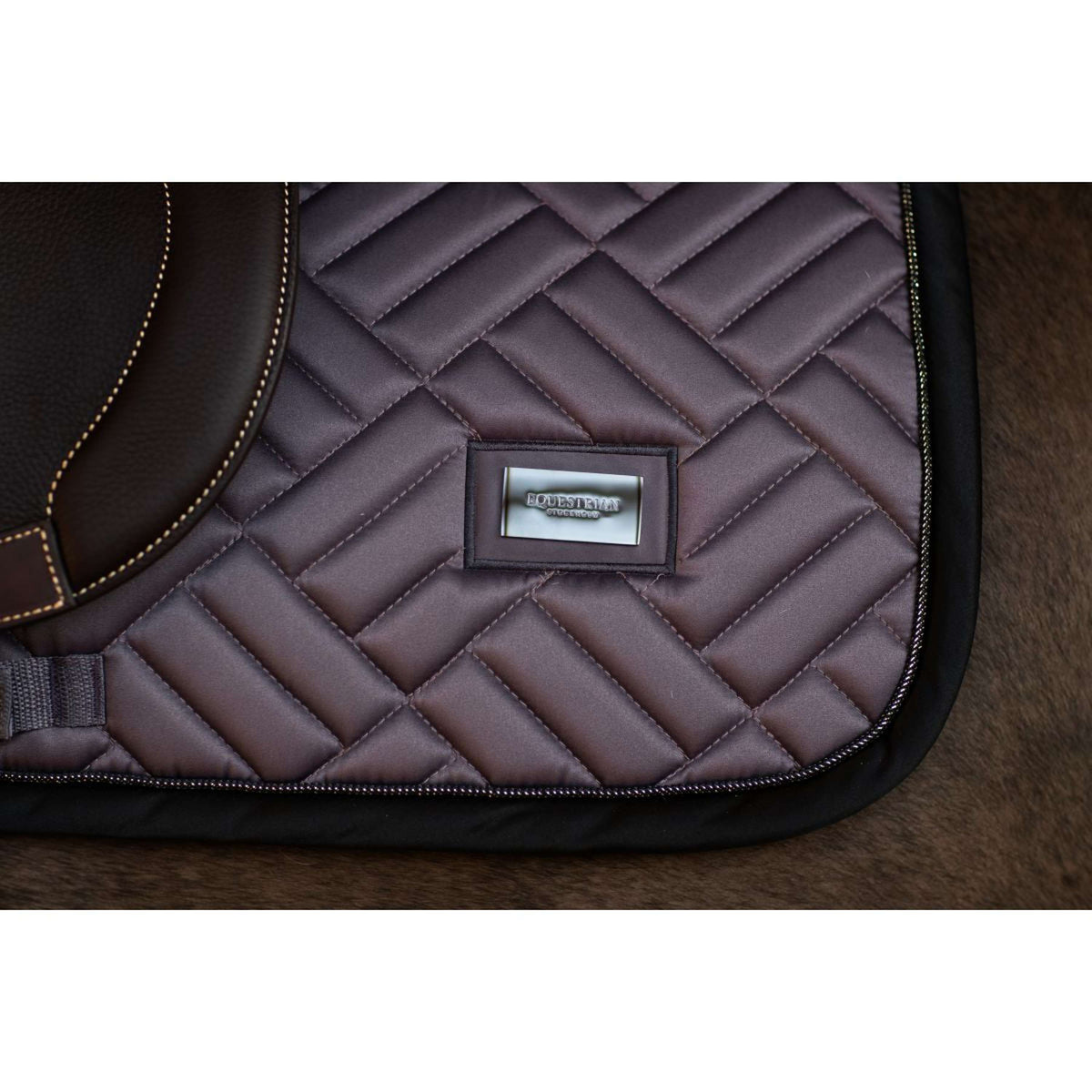 Equestrian Stockholm Tapis de Selle Modern de Saut Dark Violet