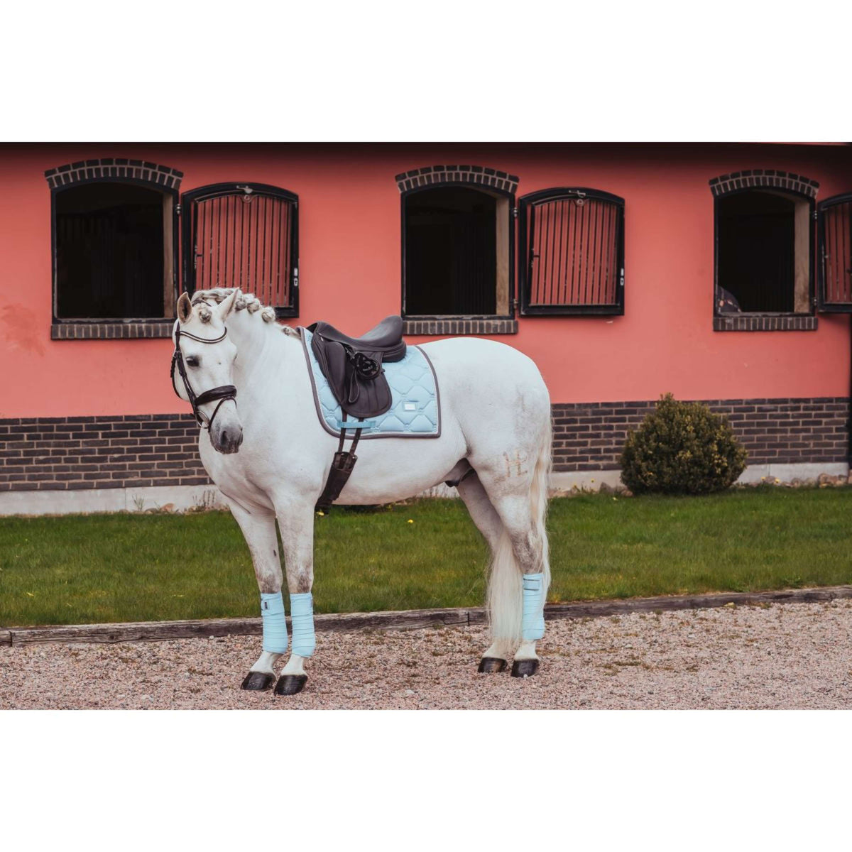 Equestrian Stockholm Tapis de Selle Dressage Ice Blue