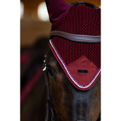 Equestrian Stockholm Bonnet Anti-Mouches Modern Crystal Bordeaux